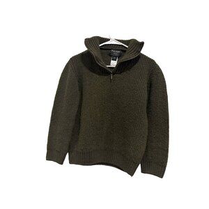 Filson 1/4 Zip Wool Knit Sweater Made In Ireland Check Measurements SZ M